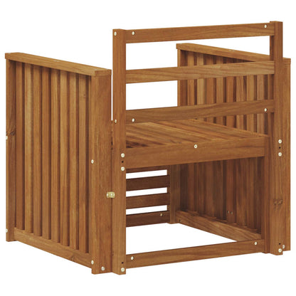 vidaXL Outdoor Sofa Solid Acacia Wood Natural