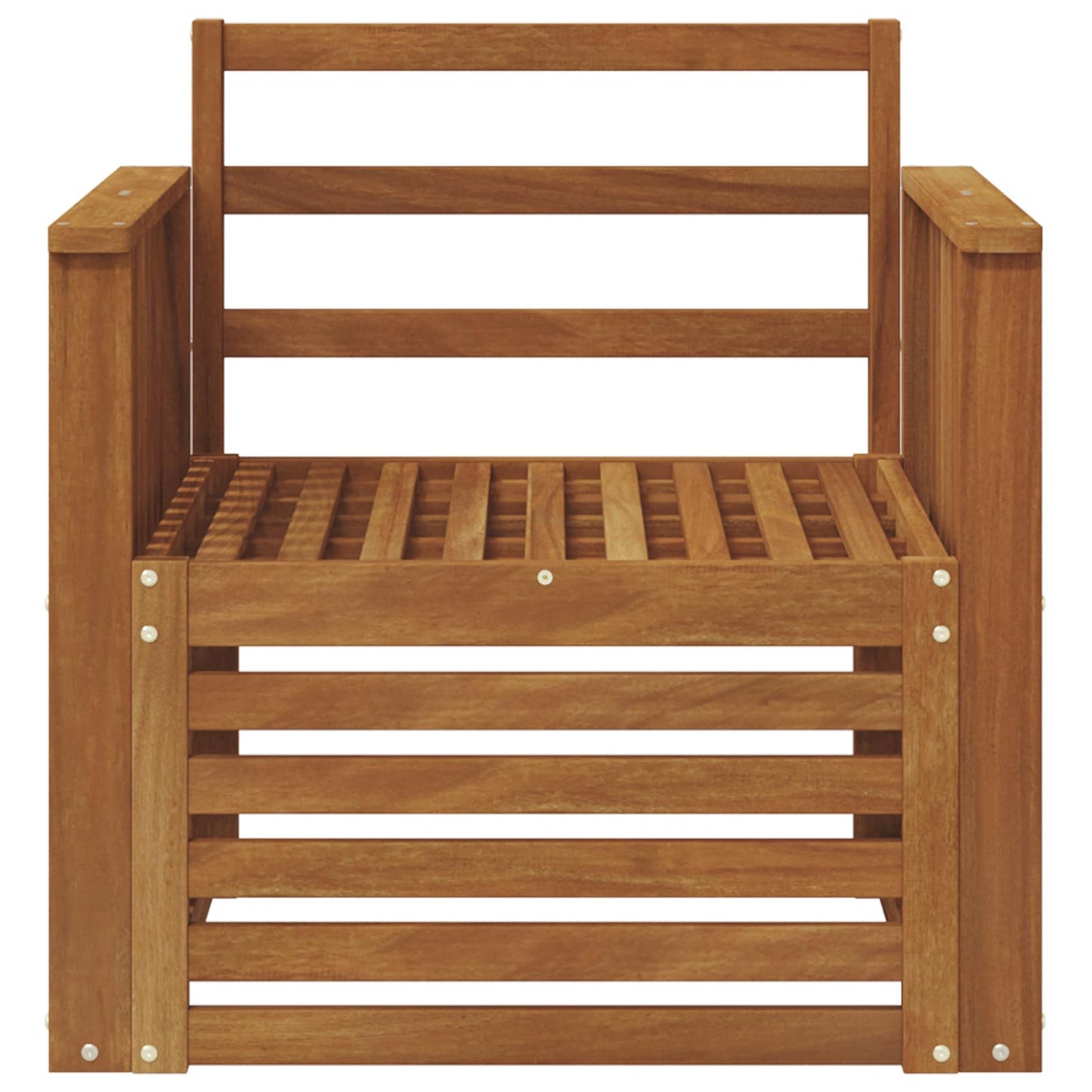 vidaXL Outdoor Sofa Solid Acacia Wood Natural
