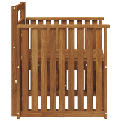 vidaXL Outdoor Sofa Solid Acacia Wood Natural