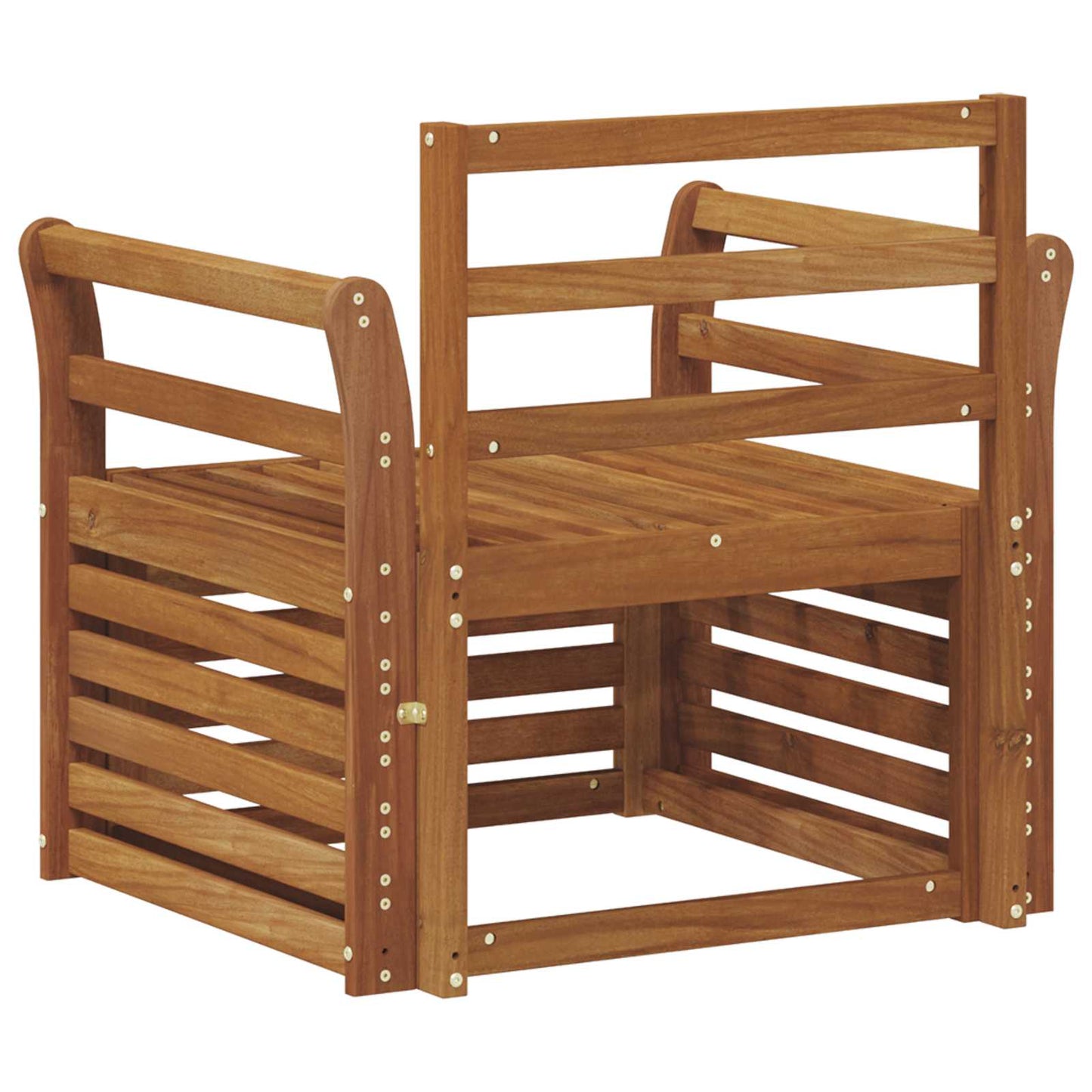 vidaXL Outdoor Sofa Solid Acacia Wood Natural