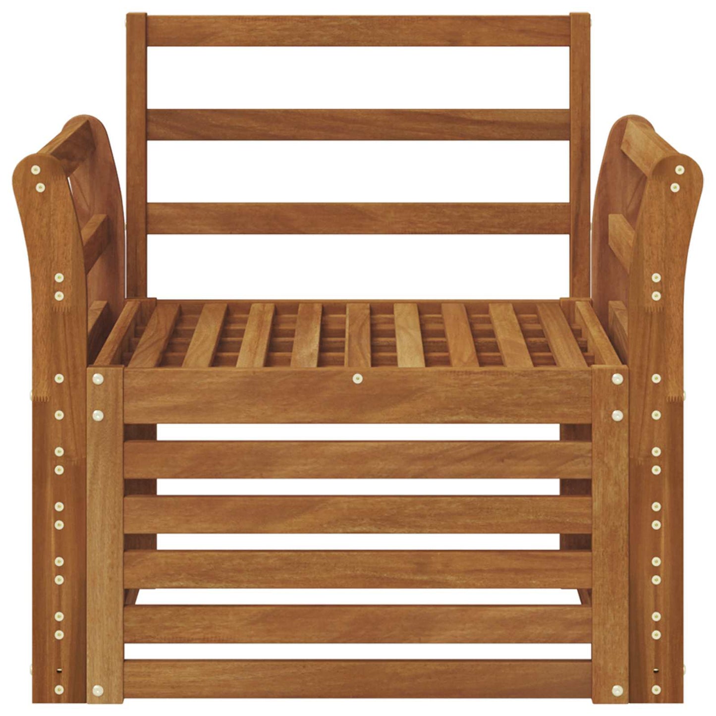 vidaXL Outdoor Sofa Solid Acacia Wood Natural