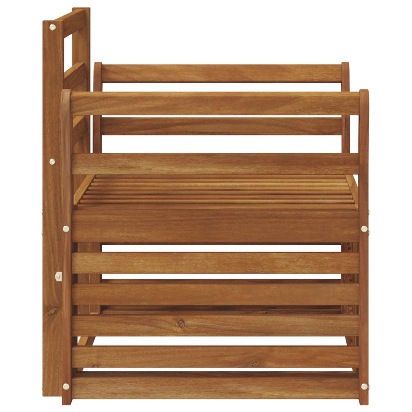 vidaXL Outdoor Sofa Solid Acacia Wood Natural