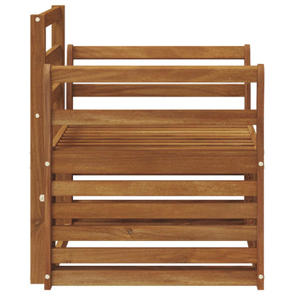 vidaXL Outdoor Sofa Solid Acacia Wood Natural