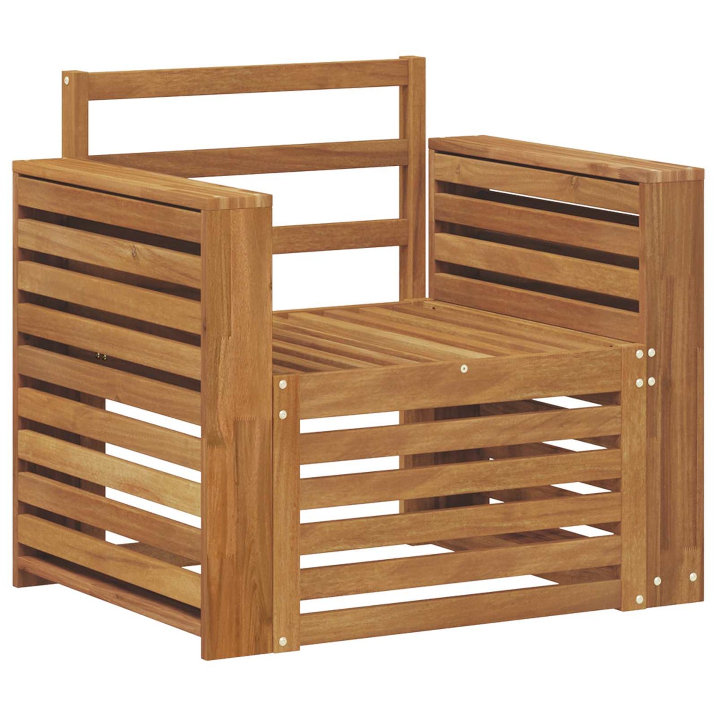 vidaXL Outdoor Sofa Solid Acacia Wood Natural