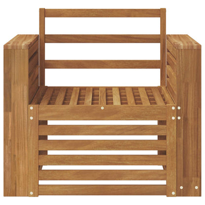 vidaXL Outdoor Sofa Solid Acacia Wood Natural