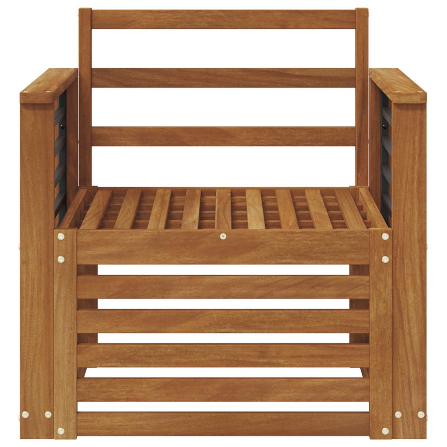 vidaXL Outdoor Sofa Solid Acacia Wood Natural