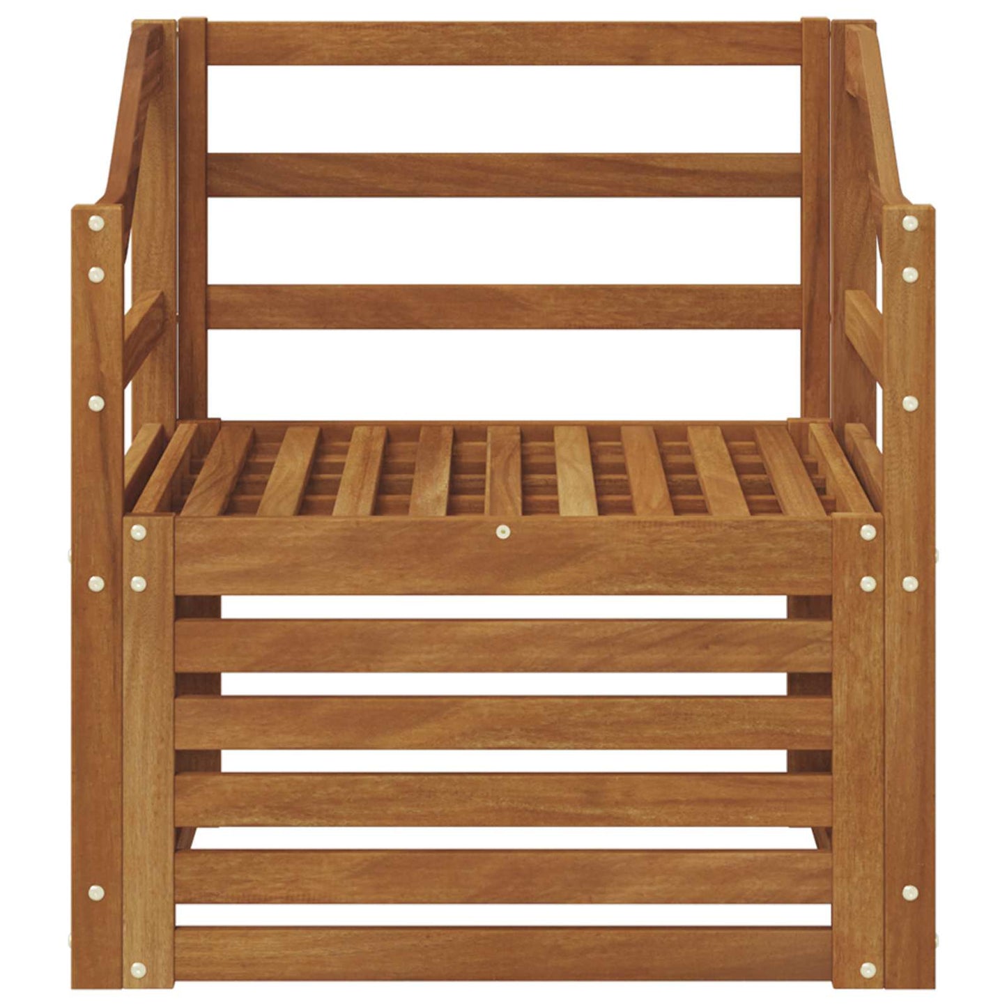 vidaXL Outdoor Sofa Solid Acacia Wood Natural