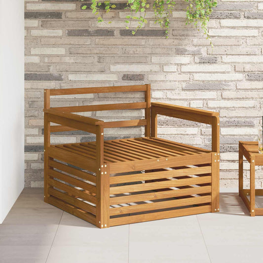 vidaXL 2 pcs Outdoor Sofa Natural