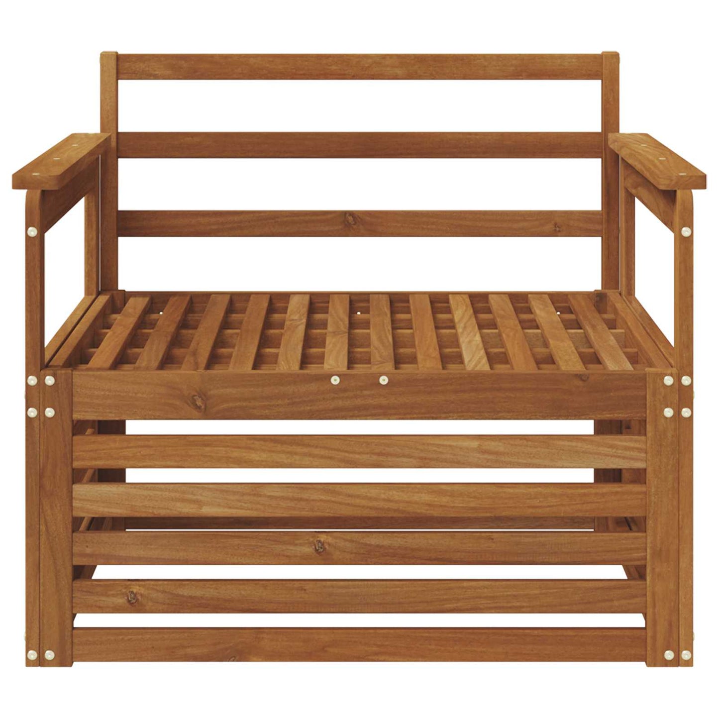 vidaXL 2 Piece Outdoor Sofa Natural