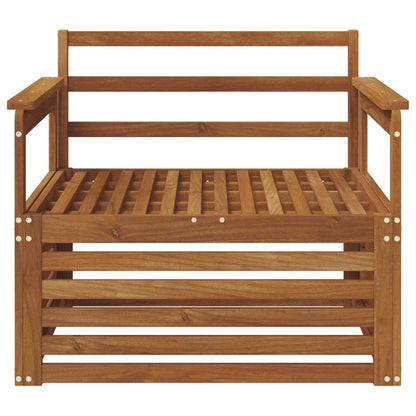 vidaXL 2 Piece Outdoor Sofa Natural