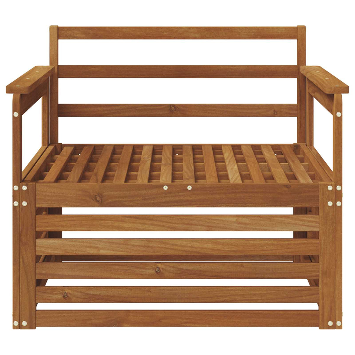 vidaXL 2 pcs Outdoor Sofa Natural