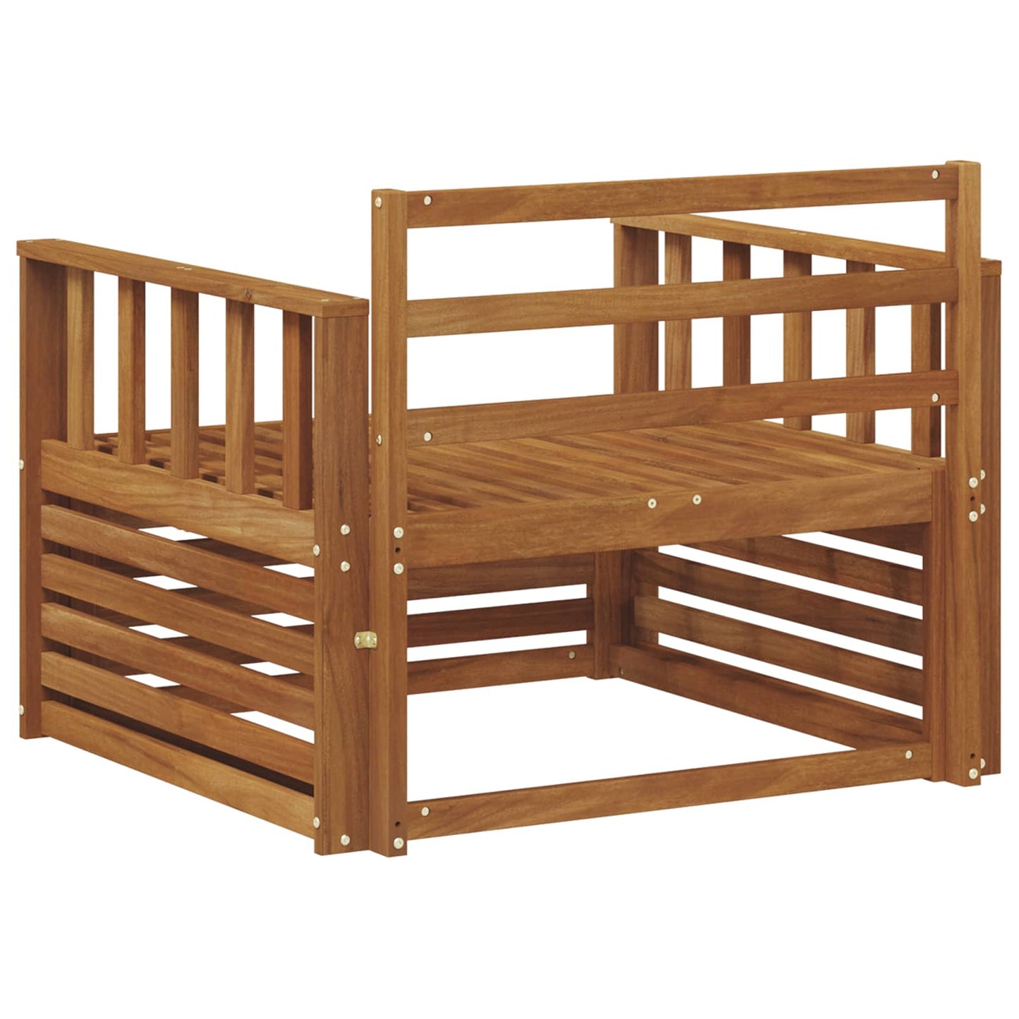 vidaXL 2 Piece Outdoor Sofa Natural
