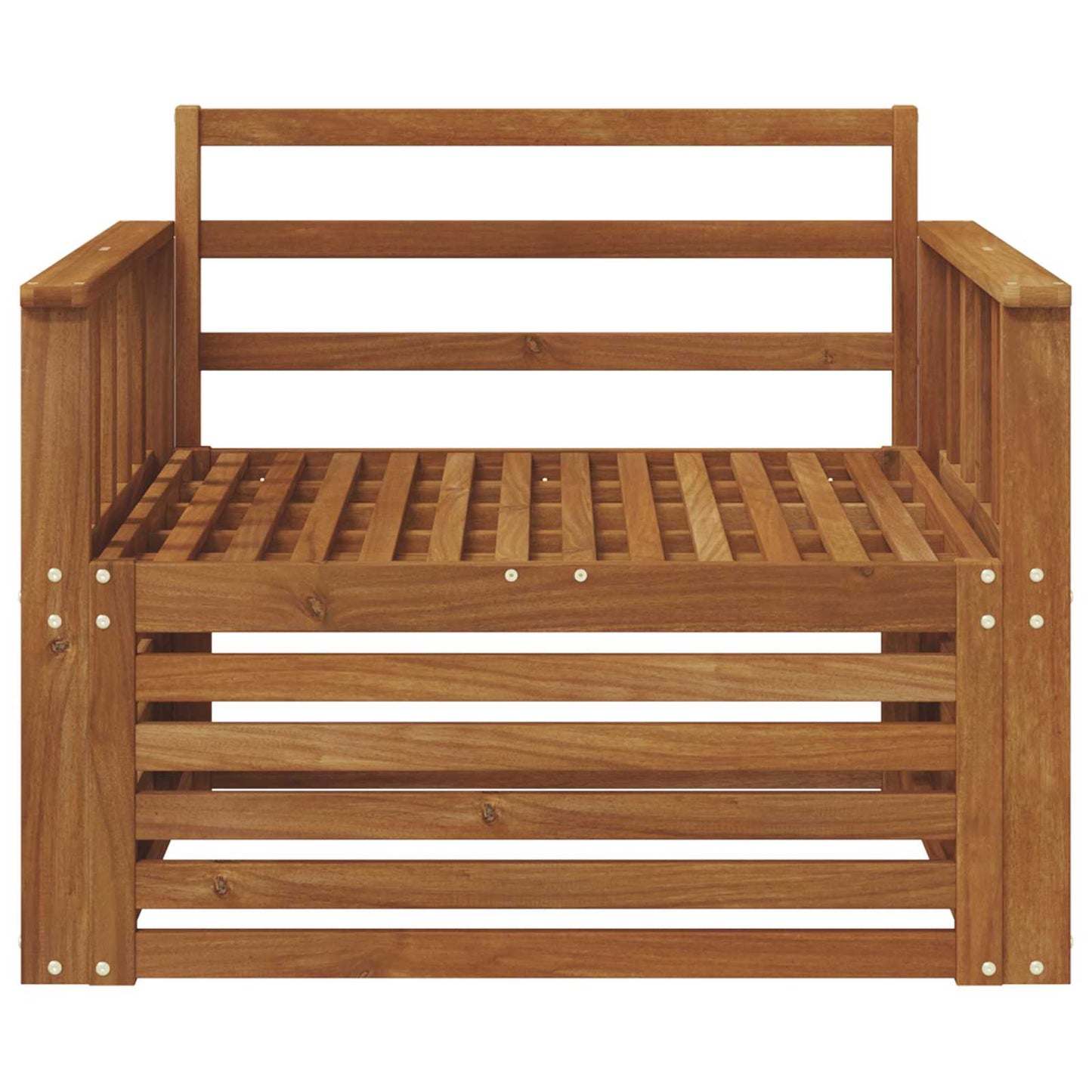 vidaXL 2 Piece Outdoor Sofa Natural