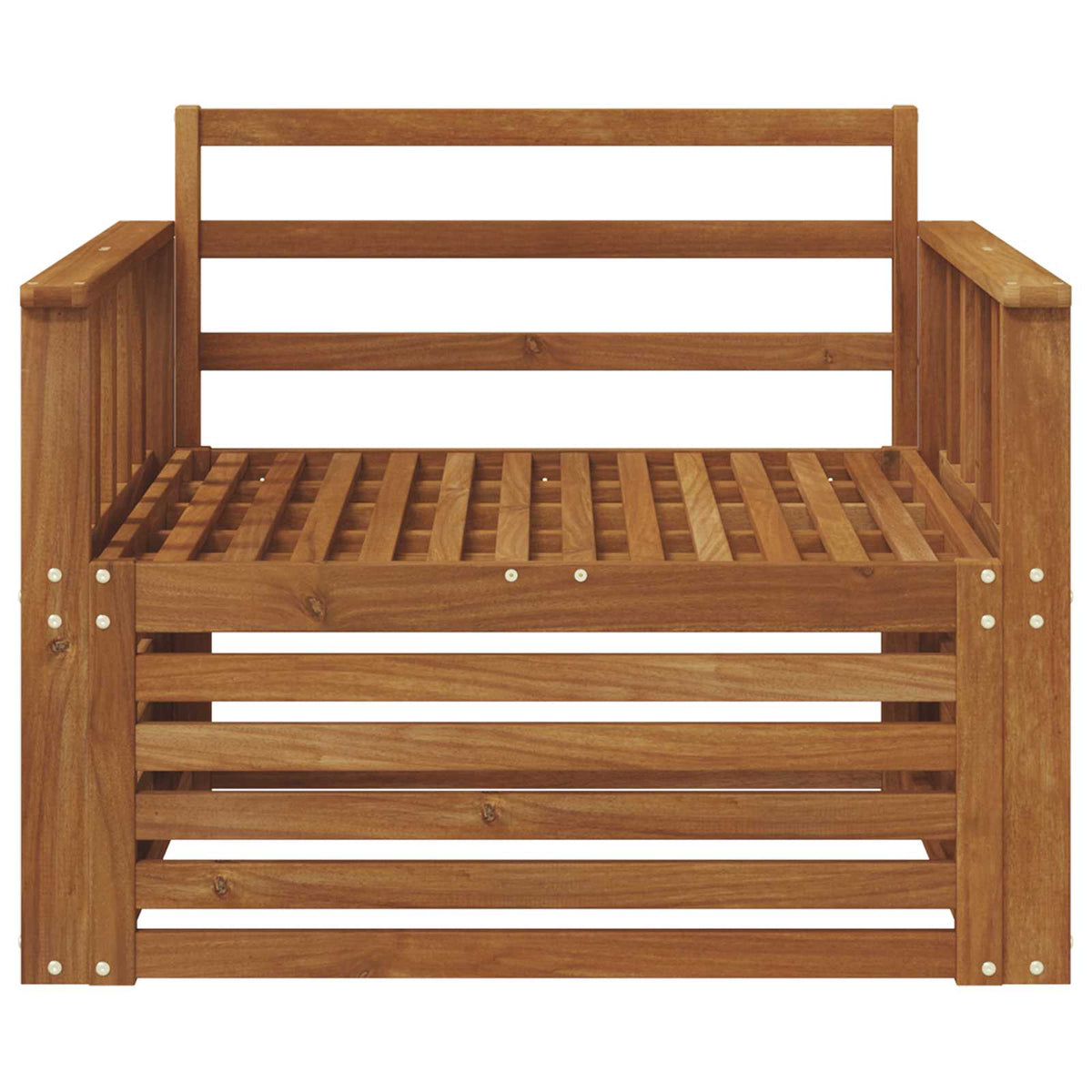 vidaXL 2 pcs Outdoor Sofa Natural