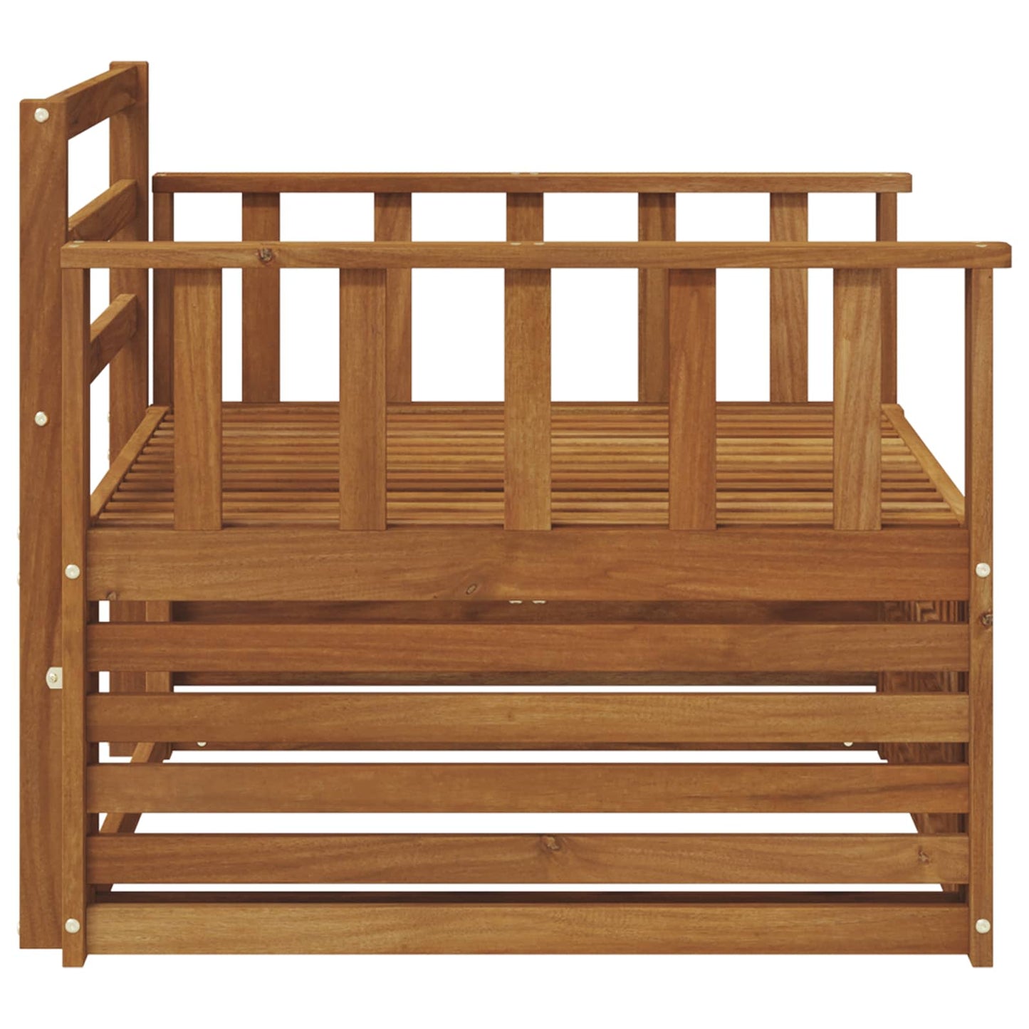 vidaXL 2 Piece Outdoor Sofa Natural