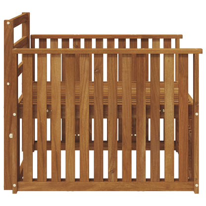 vidaXL 2 Piece Outdoor Sofa Natural