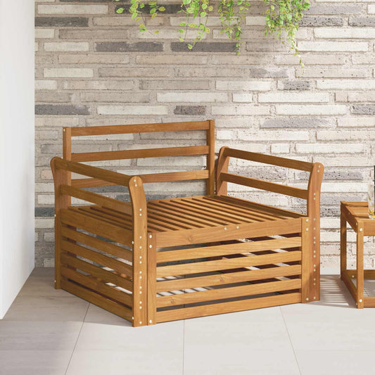 vidaXL 2 pcs Outdoor Sofa Natural