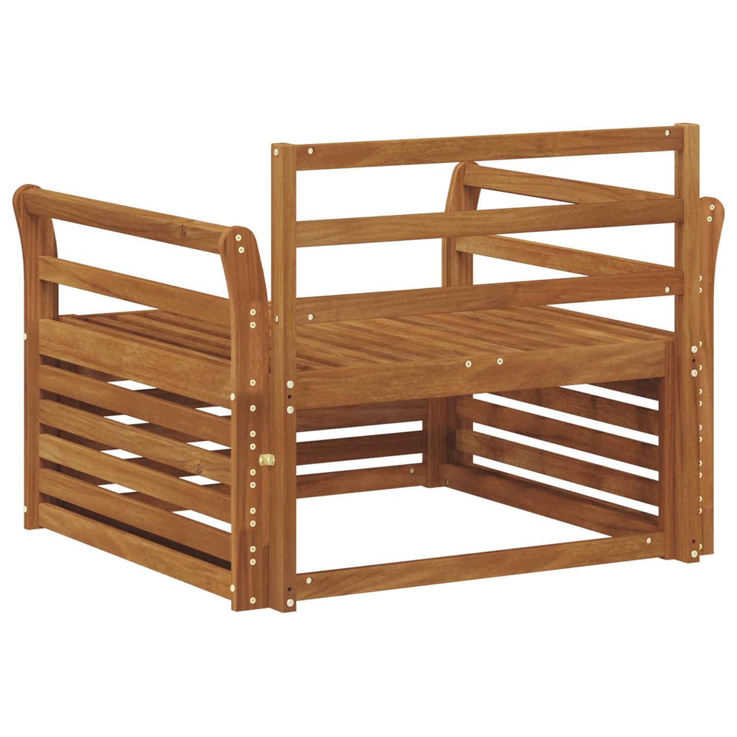 vidaXL 2 Piece Outdoor Sofa Natural
