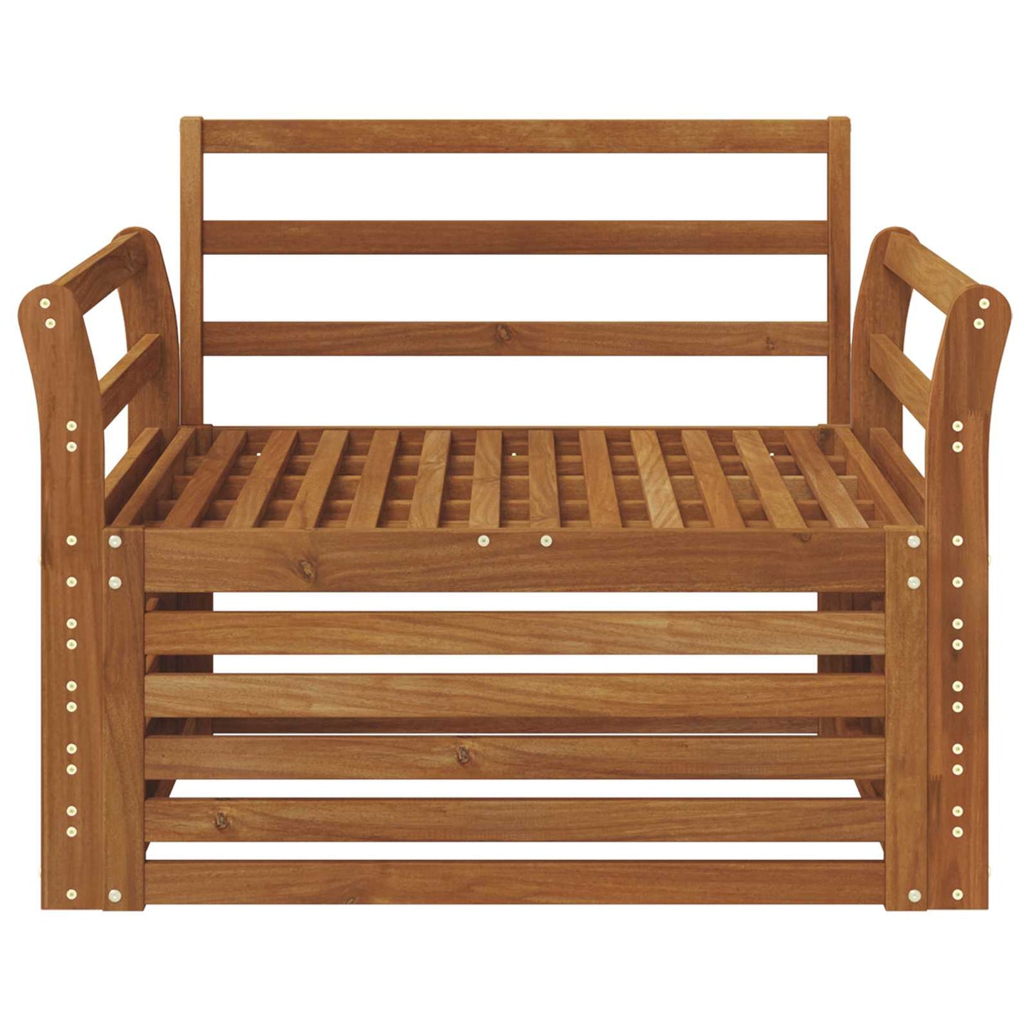 vidaXL 2 Piece Outdoor Sofa Natural