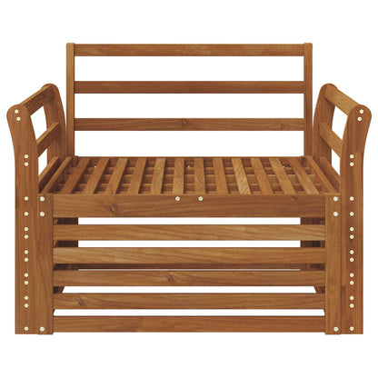 vidaXL 2 Piece Outdoor Sofa Natural