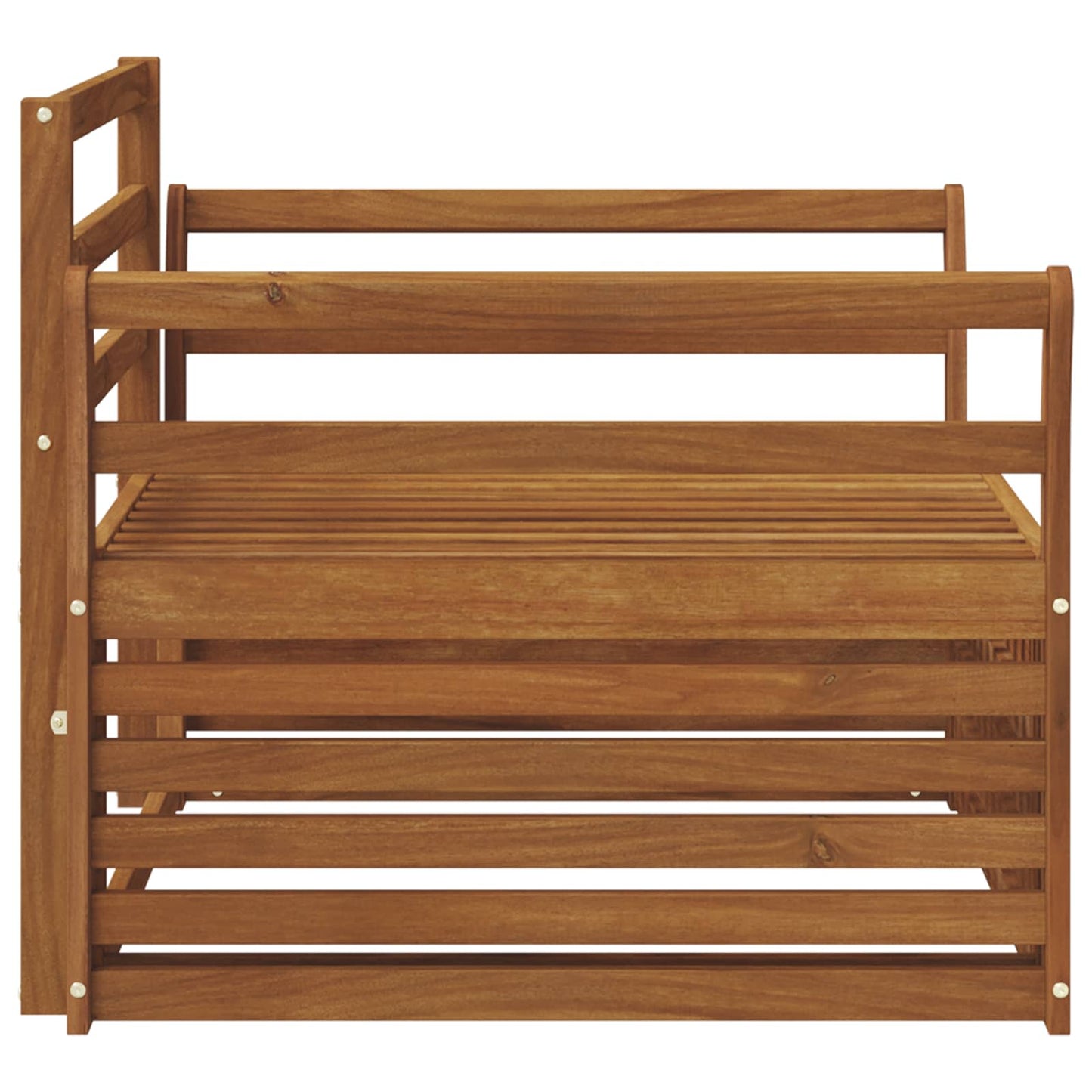 vidaXL 2 Piece Outdoor Sofa Natural