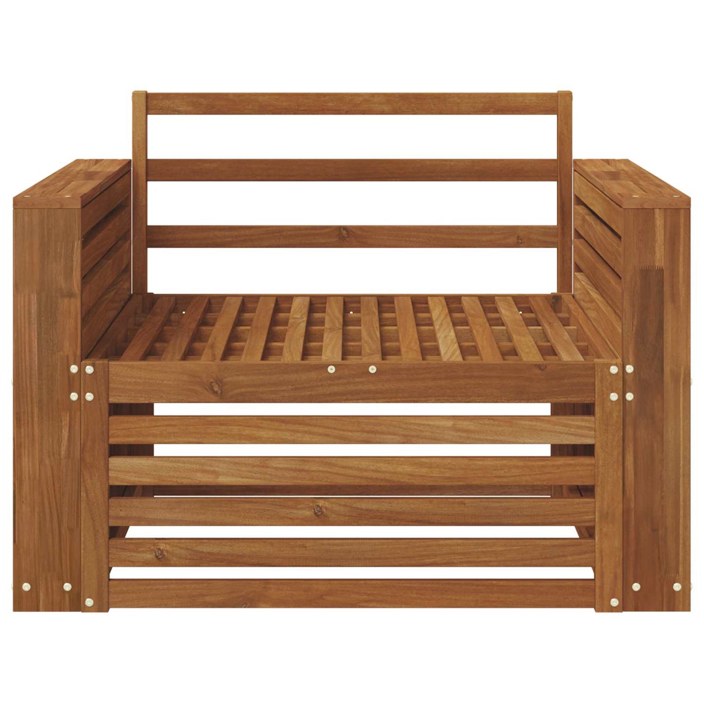 vidaXL 2 Piece Outdoor Sofa Natural