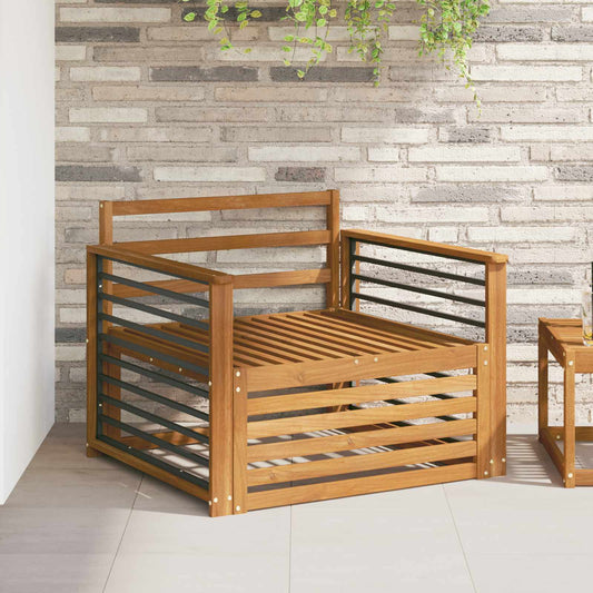vidaXL 2 pcs Outdoor Sofa Natural