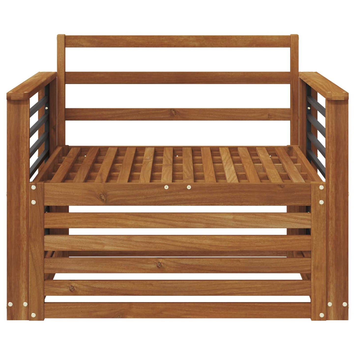 vidaXL 2 Piece Outdoor Sofa Natural