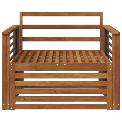 vidaXL 2 Piece Outdoor Sofa Natural