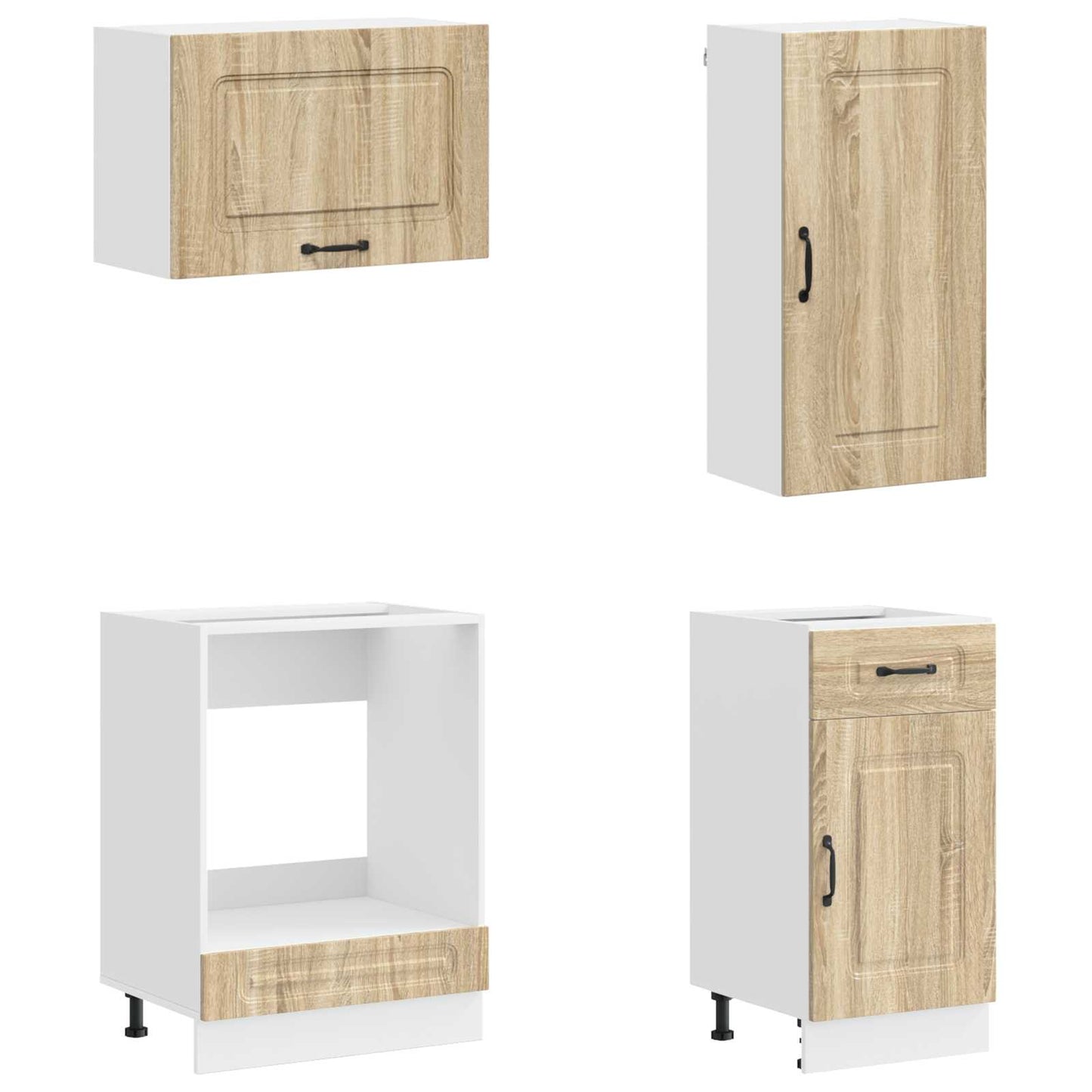 vidaXL Kitchen Unit KALMAR 8 pcs Sonoma Oak Engineered Wood