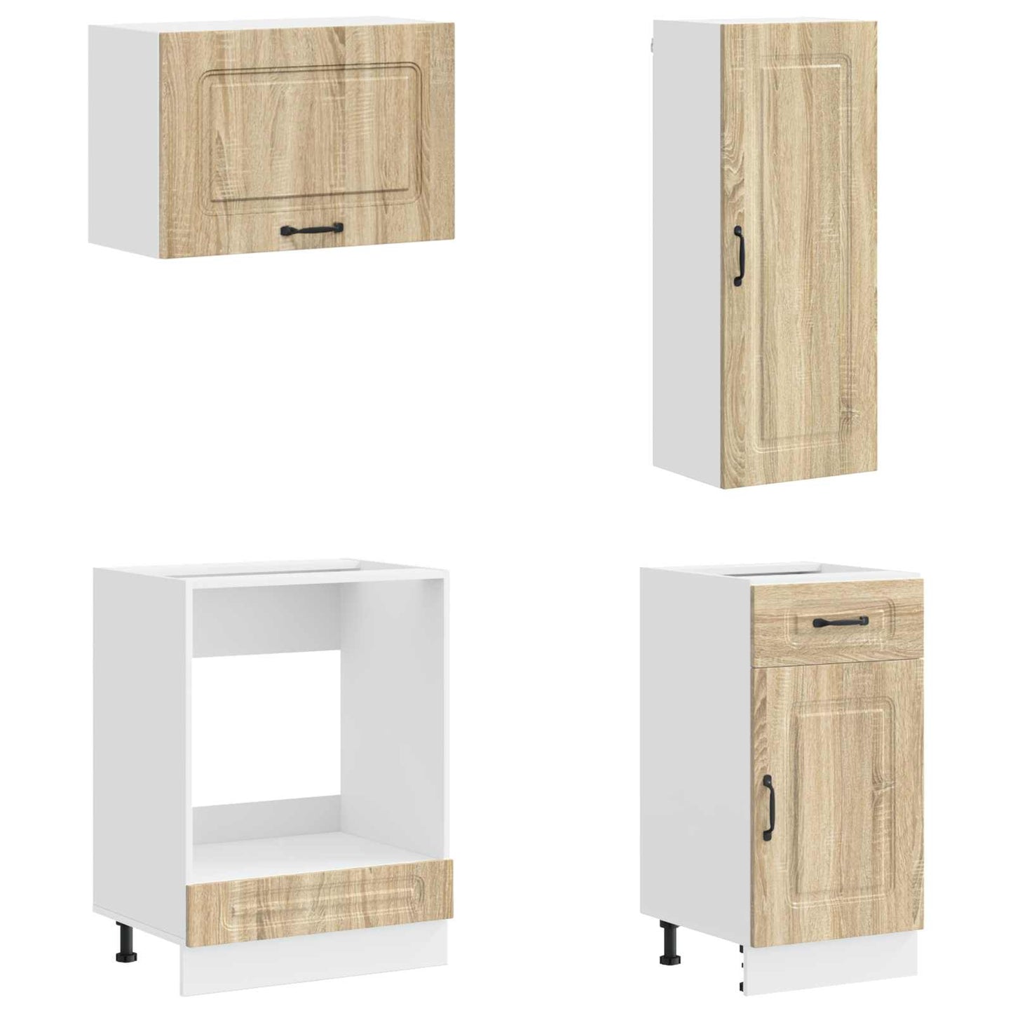 vidaXL Kitchen Unit KALMAR 8 pcs Sonoma Oak Engineered Wood