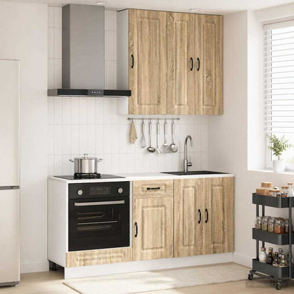 vidaXL Kitchen Unit KALMAR 5 pcs Sonoma Oak Engineered Wood