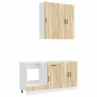 vidaXL Kitchen Unit KALMAR 5 pcs Sonoma Oak Engineered Wood