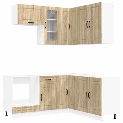 vidaXL Kitchen Unit KALMAR 8 pcs Sonoma Oak Engineered Wood
