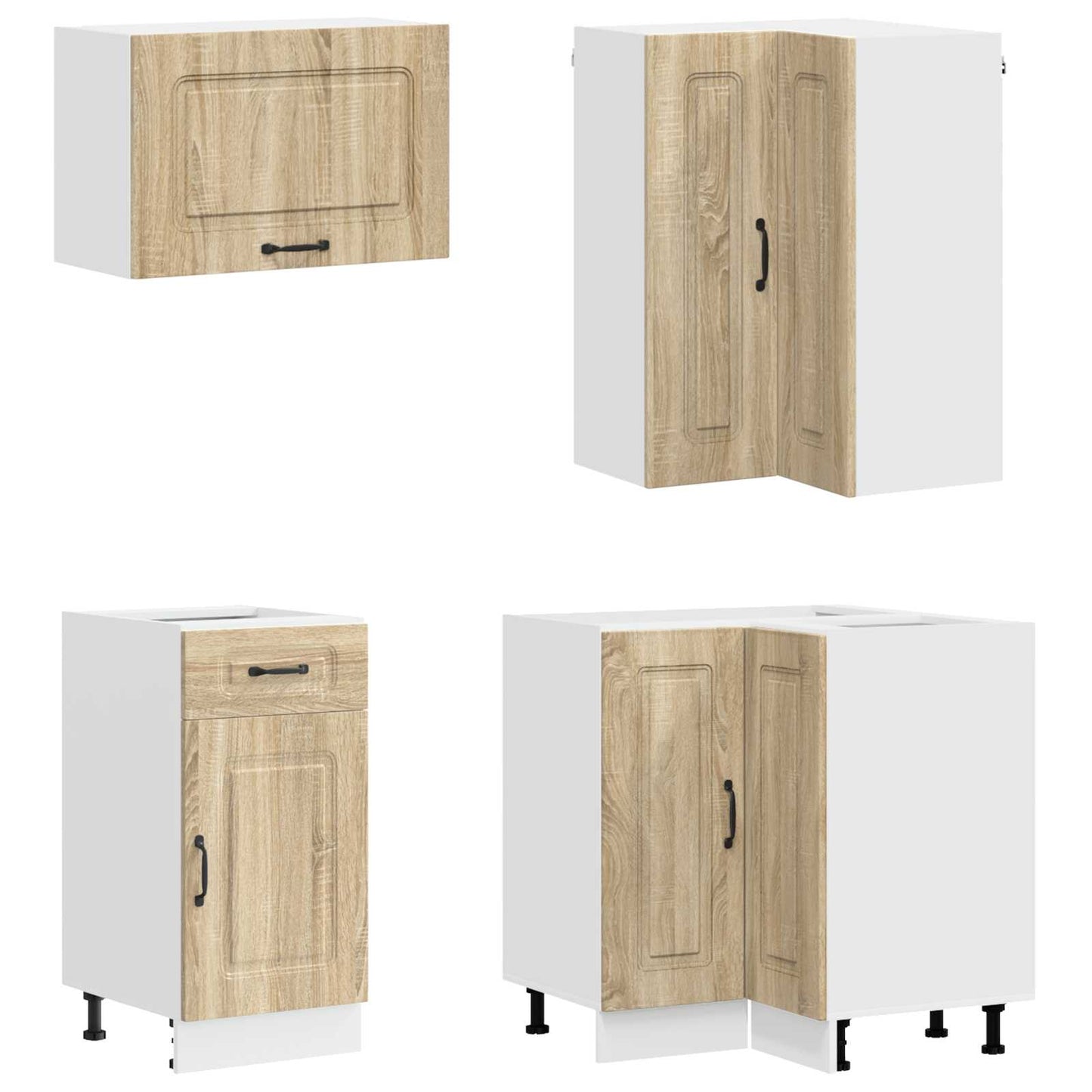 vidaXL Kitchen Unit KALMAR 8 pcs Sonoma Oak Engineered Wood