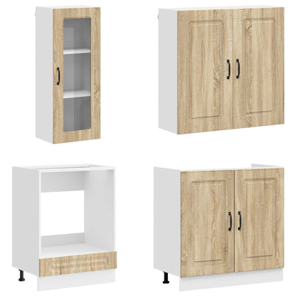 vidaXL Kitchen Unit KALMAR 8 pcs Sonoma Oak Engineered Wood