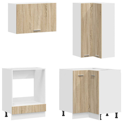 vidaXL Kitchen Unit LYON 8 pcs Sonoma Oak Engineered Wood