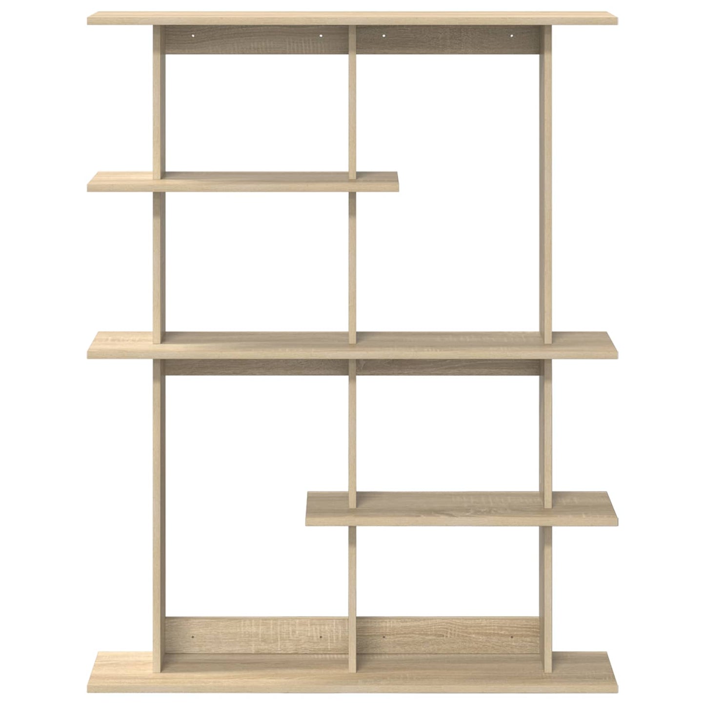 vidaXL Wall Shelving Unit Brown 102 x 20 x 130 cm Engineered Wood