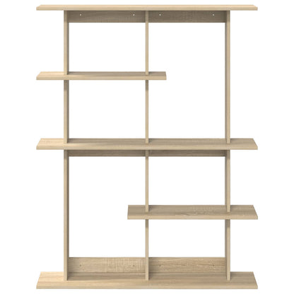vidaXL Wall Shelving Unit Brown 102 x 20 x 130 cm Engineered Wood