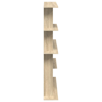 vidaXL Wall Shelving Unit Brown 102 x 20 x 130 cm Engineered Wood