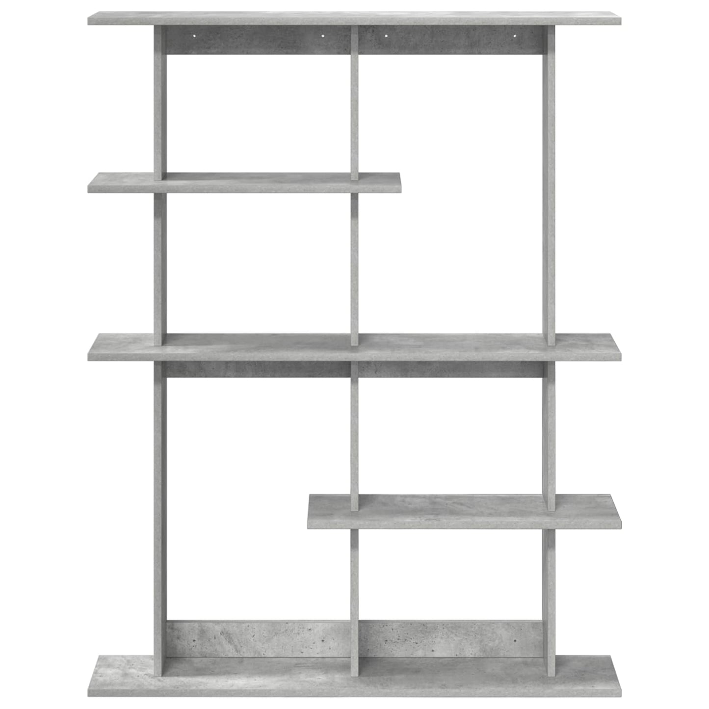 vidaXL Wall Shelving Unit Grey 102 x 20 x 130 cm Engineered Wood