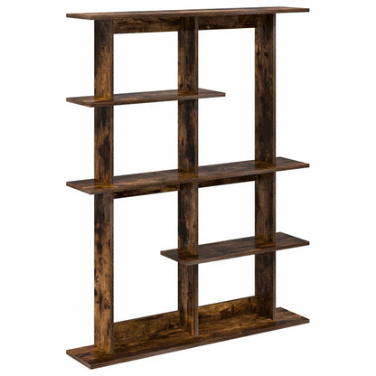 vidaXL Wall Shelving Unit Brown 102 x 20 x 130 cm Engineered Wood