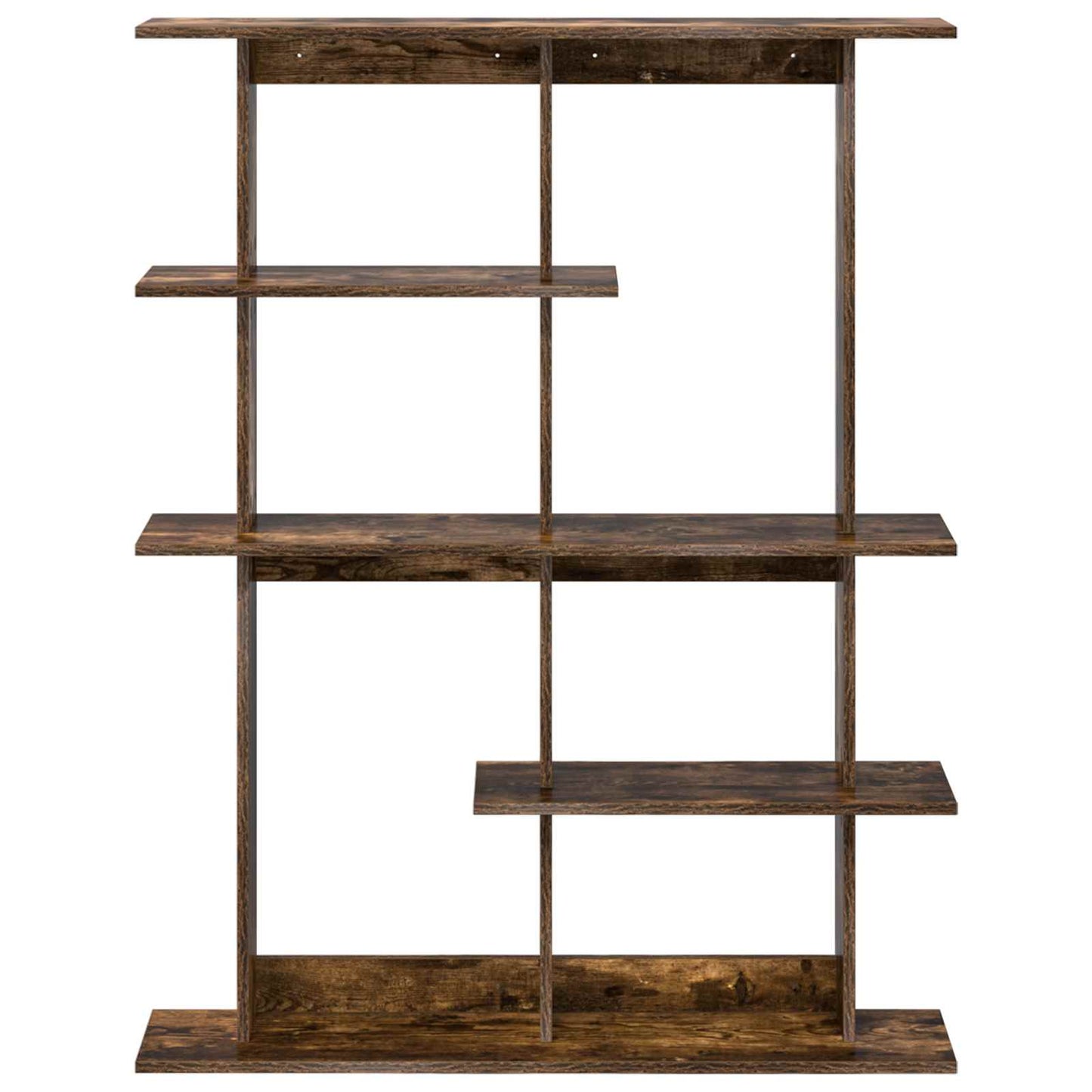 vidaXL Wall Shelving Unit Brown 102 x 20 x 130 cm Engineered Wood