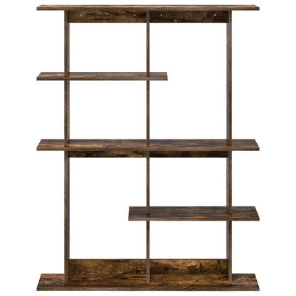 vidaXL Wall Shelving Unit Brown 102 x 20 x 130 cm Engineered Wood