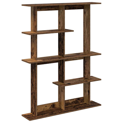 vidaXL Wall Shelving Unit Brown 102 x 20 x 130 cm Engineered Wood
