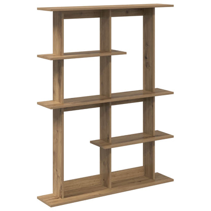 vidaXL Wall Shelving Unit Brown 102 x 20 x 130 cm Engineered Wood