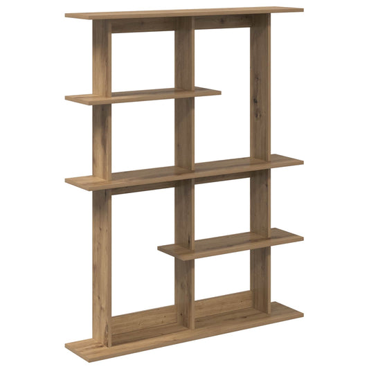 vidaXL Wall Shelf Artisan Oak 102 x 20 x 130 cm Engineered Wood