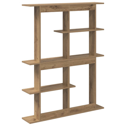 vidaXL Wall Shelving Unit Brown 102 x 20 x 130 cm Engineered Wood