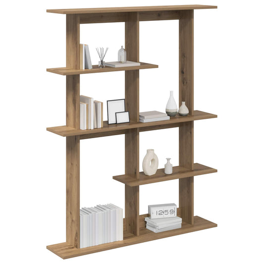 vidaXL Wall Shelf Artisan Oak 102 x 20 x 130 cm Engineered Wood