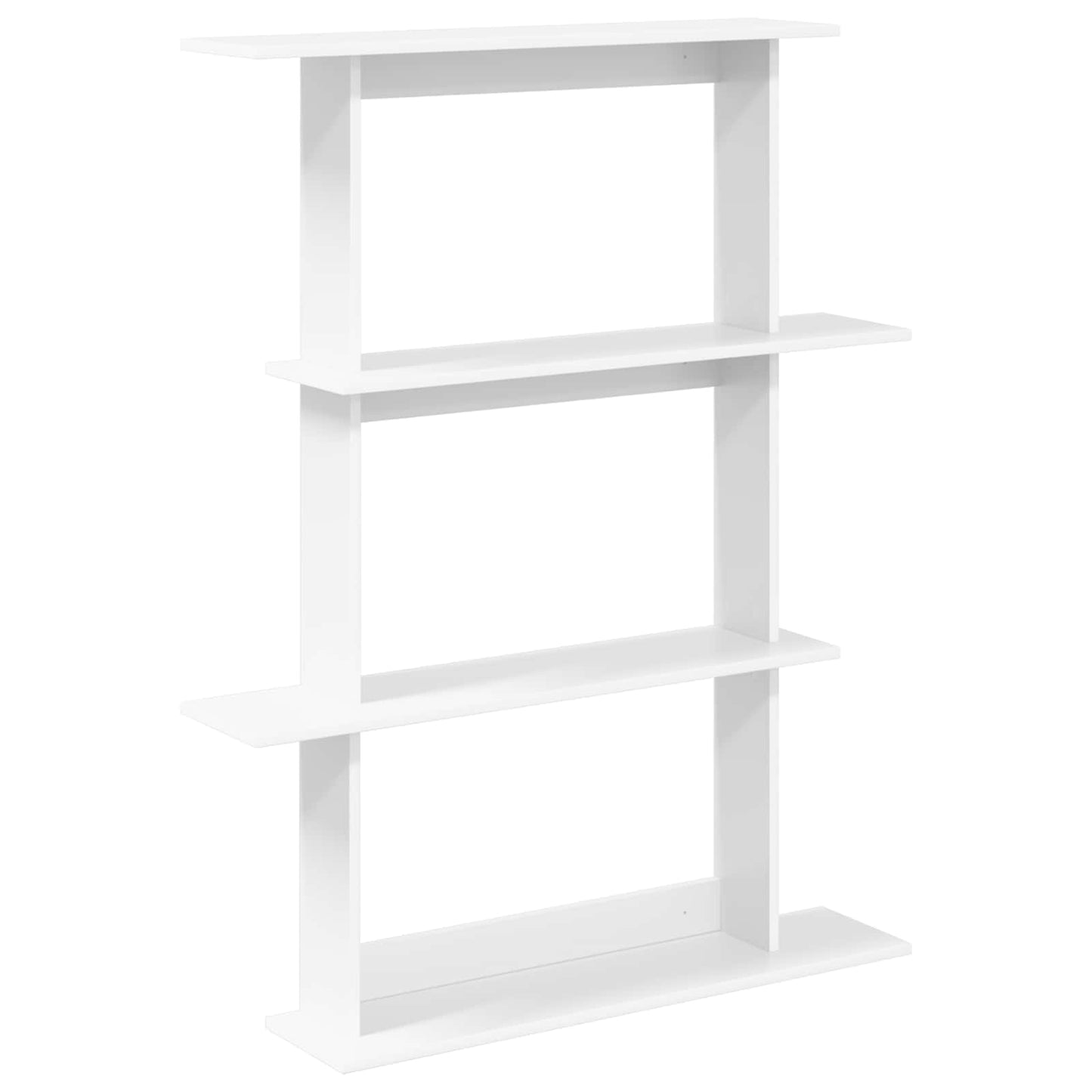 vidaXL Wall Shelving Unit White 100 x 20 x 126 cm Engineered Wood